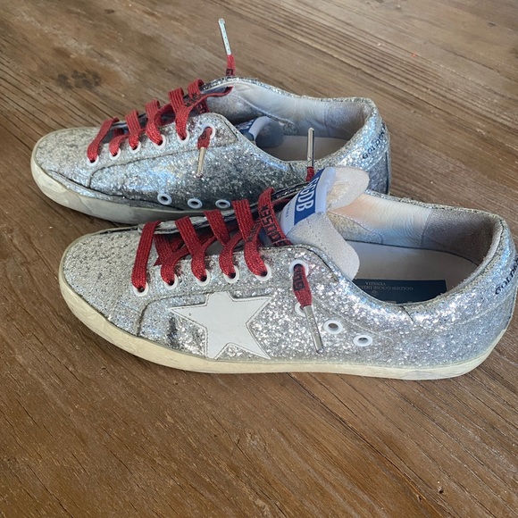 Authentic GOLDEN GOOSE
Superstar Glitter Low-Top Sneakers - Picture 4 of 6